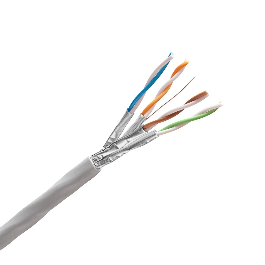 STP cable 4x2xAWG23, Category 6A, 550 MHz, LSOH, Euroclass Dca - s2, d2, a1