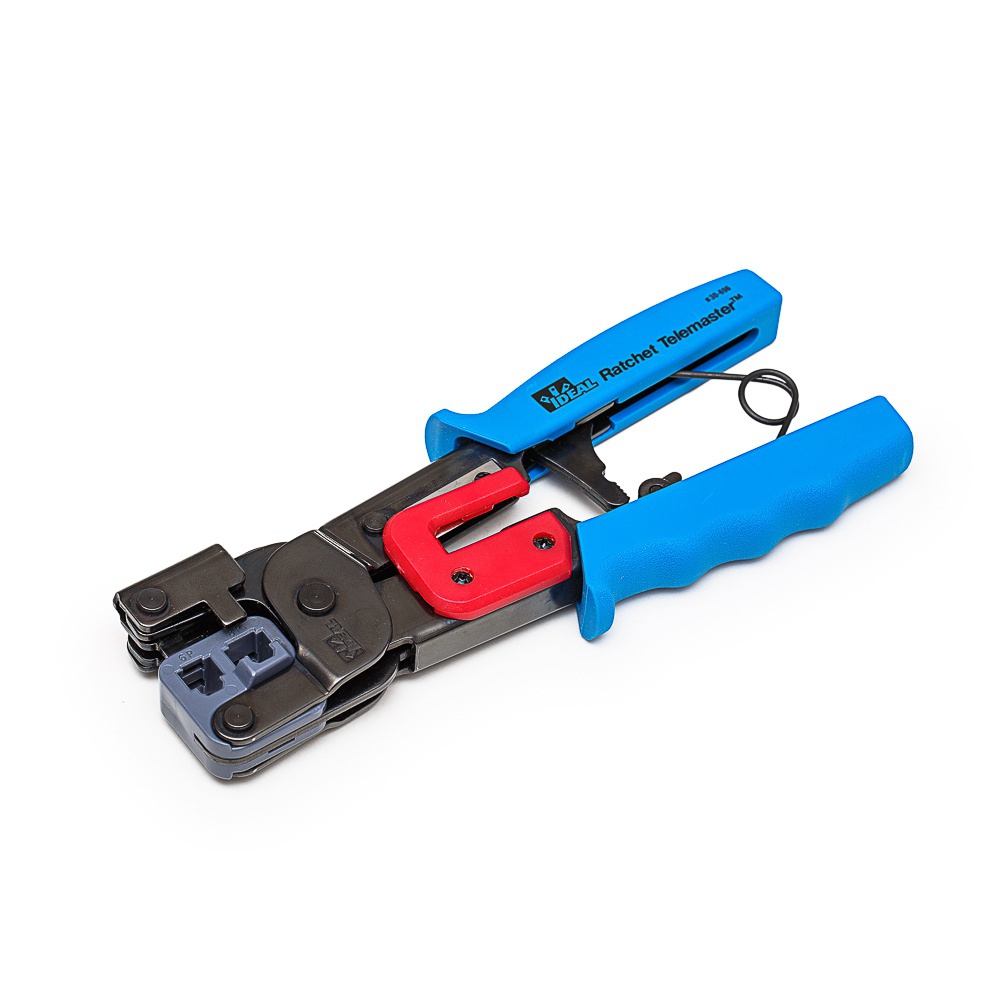 Professional crimping tool for connectors RJ11, RJ45 IDEAL®