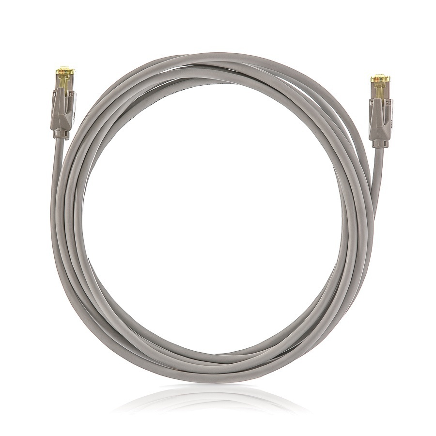 Patch cable STP, Category 6A, LSOH, grey