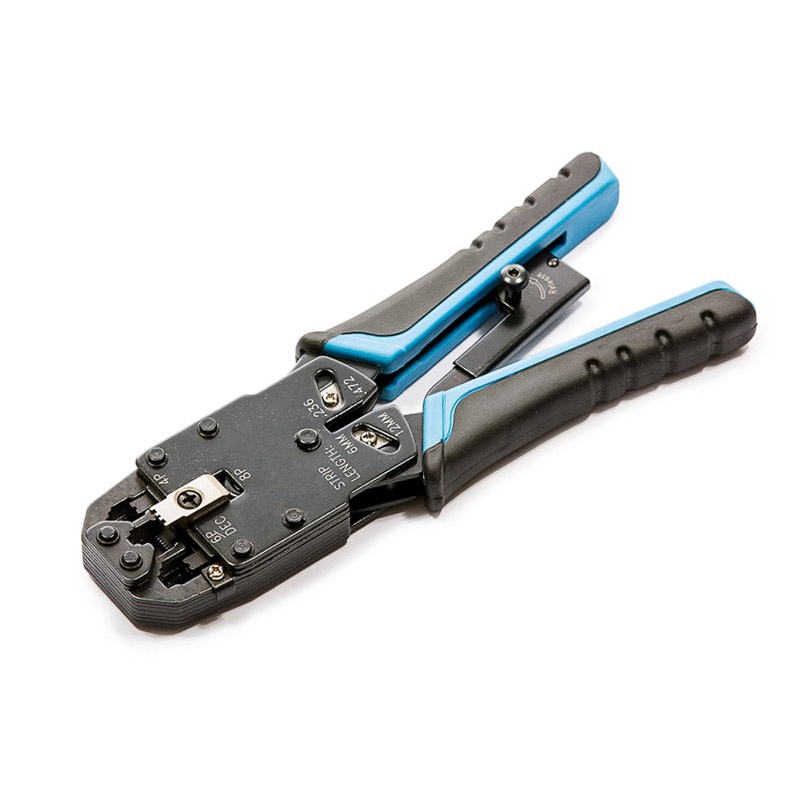 Crimping tool for connectors RJ11, RJ14, RJ45