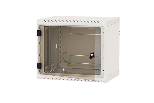 One-sectioned, 19“ wall-mounted cabinet RBA depth 595 mm