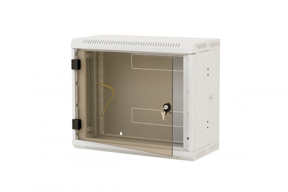 Two-sectioned, 19“ wall-mounted cabinet RBA depth 515 mm