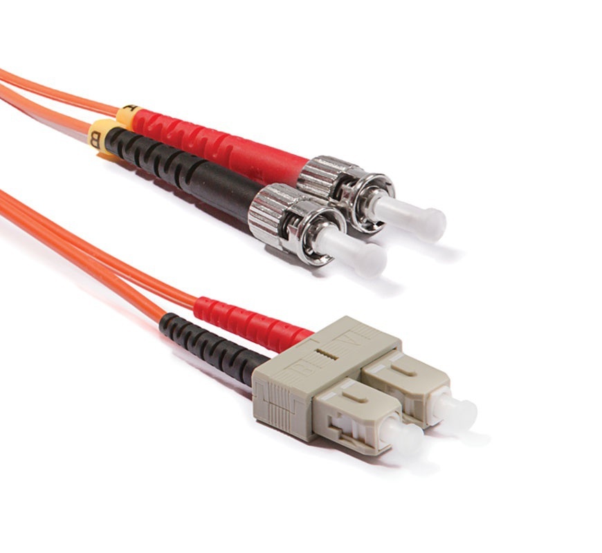 ST-SC Duplex patch cord, OM2 50/125 &micro;m