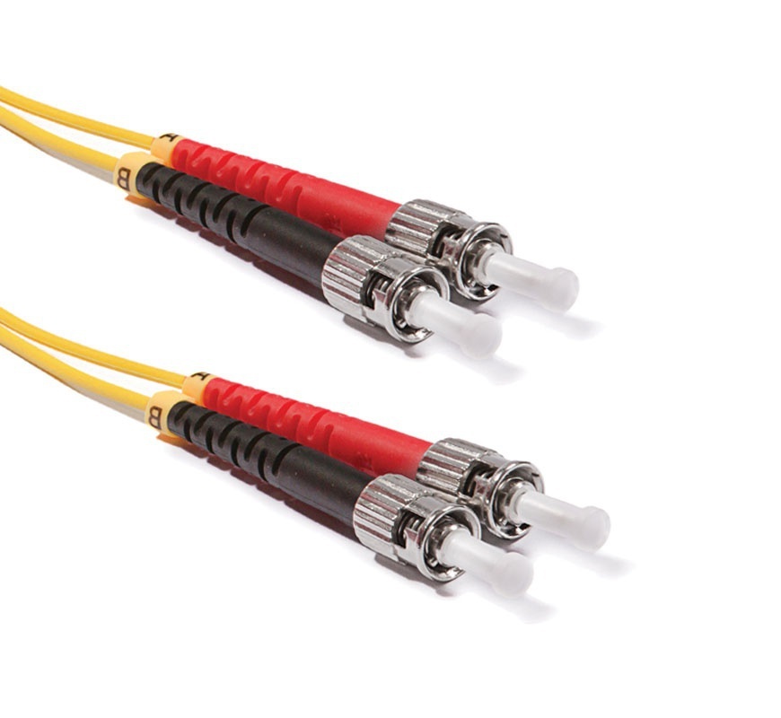 ST-ST Duplex patch cord, OS2 9/125 µm (ITU-T G.652.D)