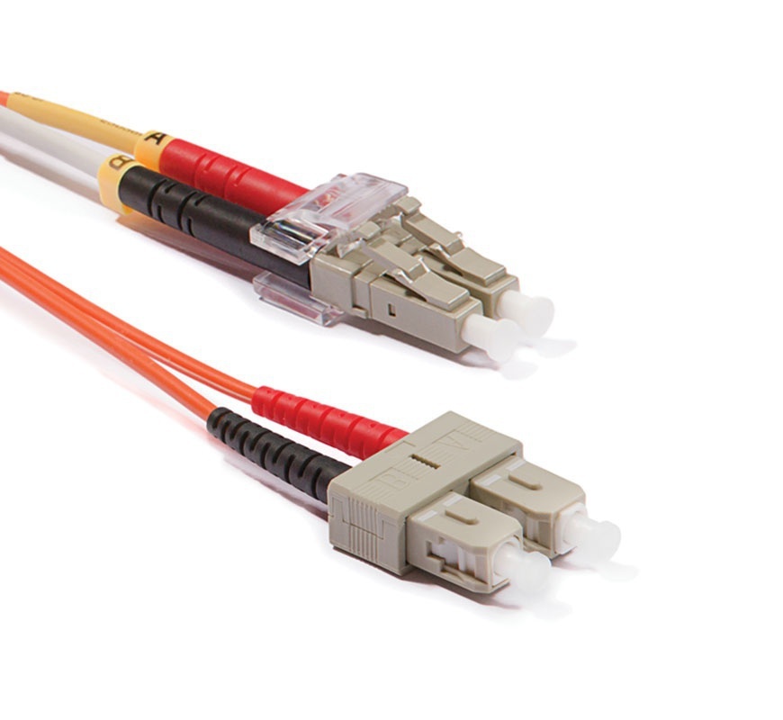 LC-SC Duplex patch cord, OM1 62,5/125 µm