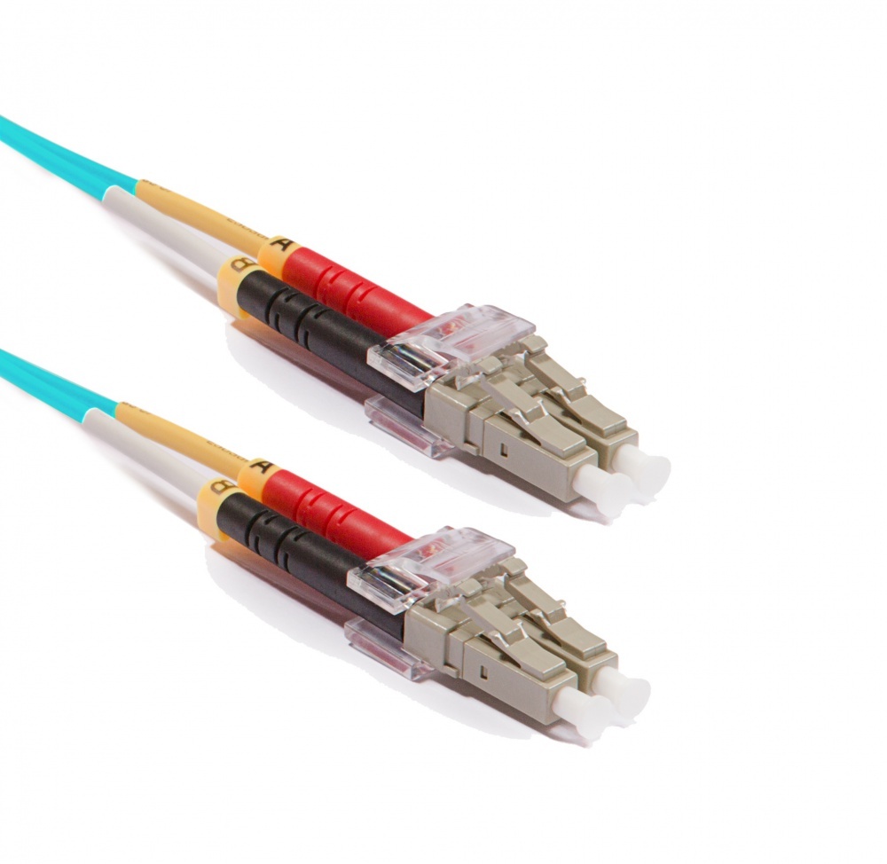 LC-LC Duplex patch cord, OM3 50/125 &micro;m