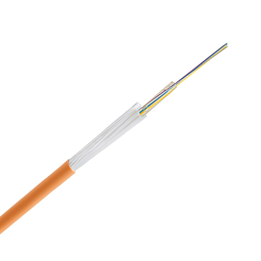 12 fibers fire-resistant universal central loose tube cables, 180 min. at 750&deg;C, Euroclass Dca - s1, d1, a1, OM4 50/125 &mu;m
