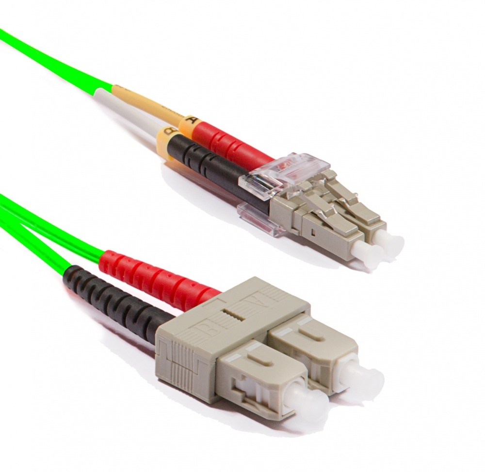 LC-SC Duplex patch cord, OM5 50/125 &micro;m