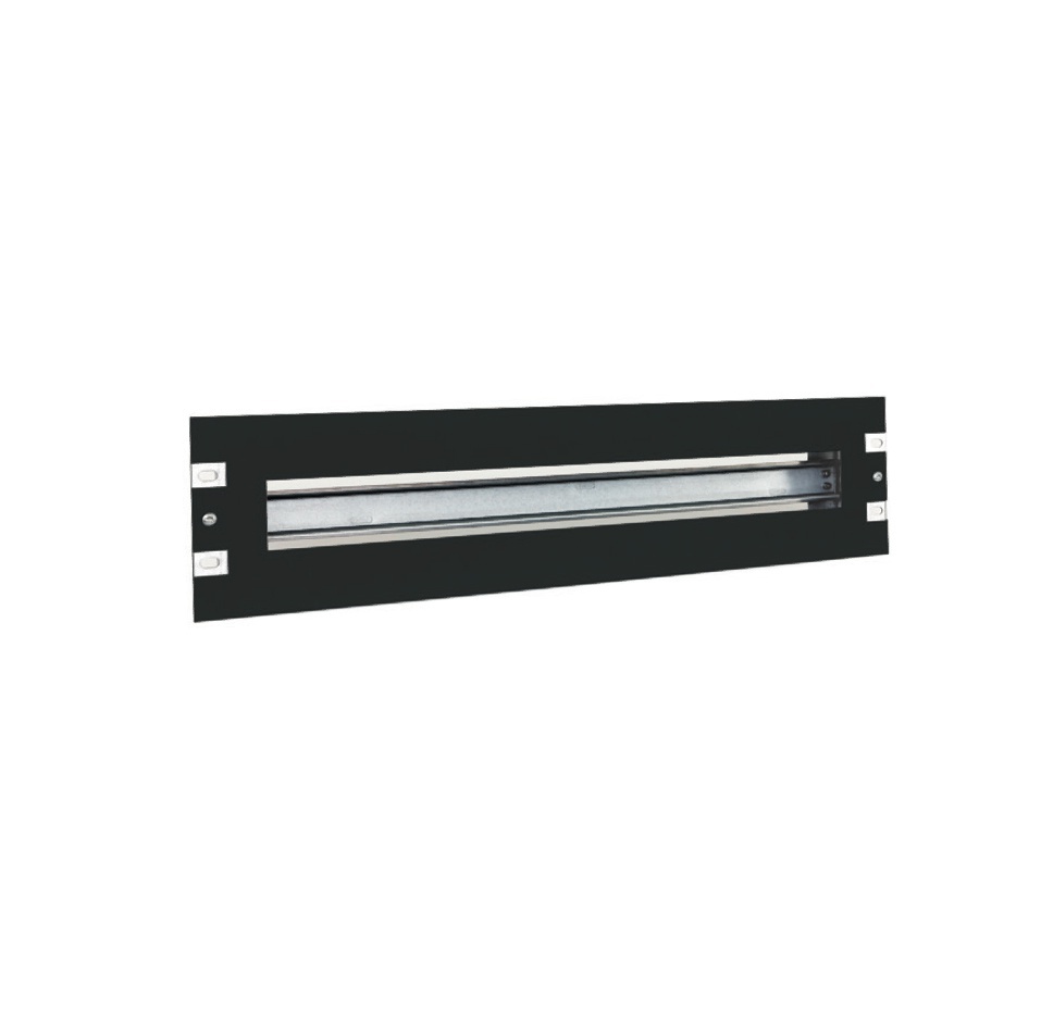 19“ rail 3U for circuit breakers with cover, for 23 modules