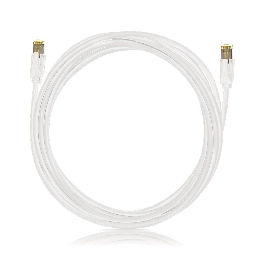 Patch cable STP, Category 6A, LSOH, white