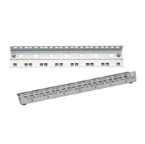 Rear vertical rails for 19" 9U outdoor / industrial cabinet