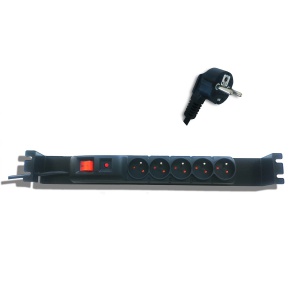 19“ PDU, 5 x 230V, French