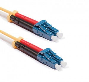 LC-LC Duplex patch cord, OS2 9/125 µm (ITU-T G.652.D)