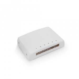 Compact box, 6 ports, empty